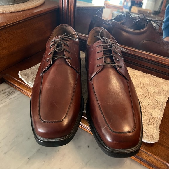 FLORSHEIM Classic Comfortech DM2 Leather Apron Toe Dress Shoes Brown Men\'s‎ 9.5 main image 6